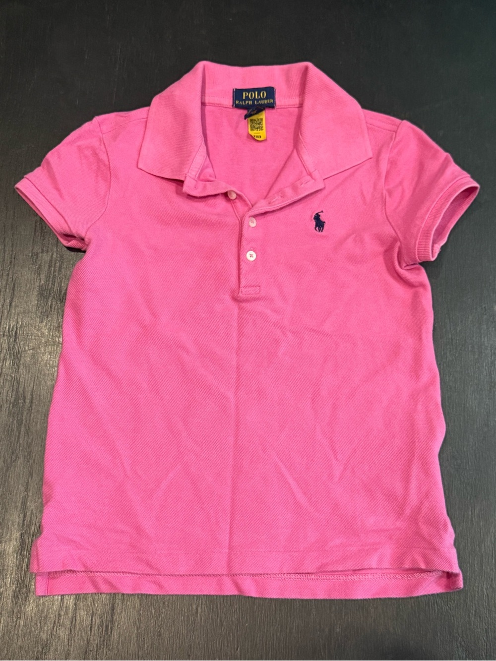 Polo by Ralph Lauren Girls' Pink Polo Shirt Size Small 7